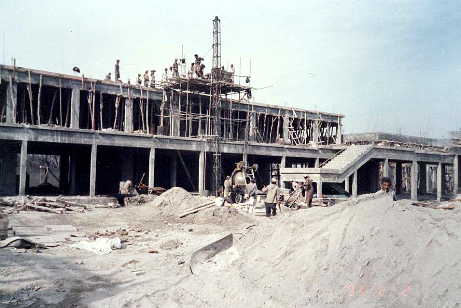 Reinforced concrete structure under construction by Strait Contractors